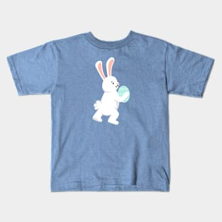 White Bunny Rabbit Kids T-Shirt